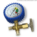 Mini Split R410a Low Side Suction Charging Service Gauge Hose Set. 5/16¨ Port.