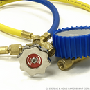 Mini Split R410a Low Side Suction Charging Service Gauge Hose Set. 5/16¨ Port.