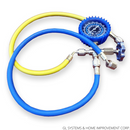 Mini Split R410a Low Side Suction Charging Service Gauge Hose Set. 5/16¨ Port.