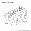 Floor Mounting Base Kit for Split Air Conditioning Systems