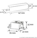 Condensate Pump for Mini Split Ductless Air Conditioners, Multi Voltage.