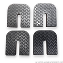 4 Piece Rubber Vibration Absorber Feet Kit ( Flat Mount).